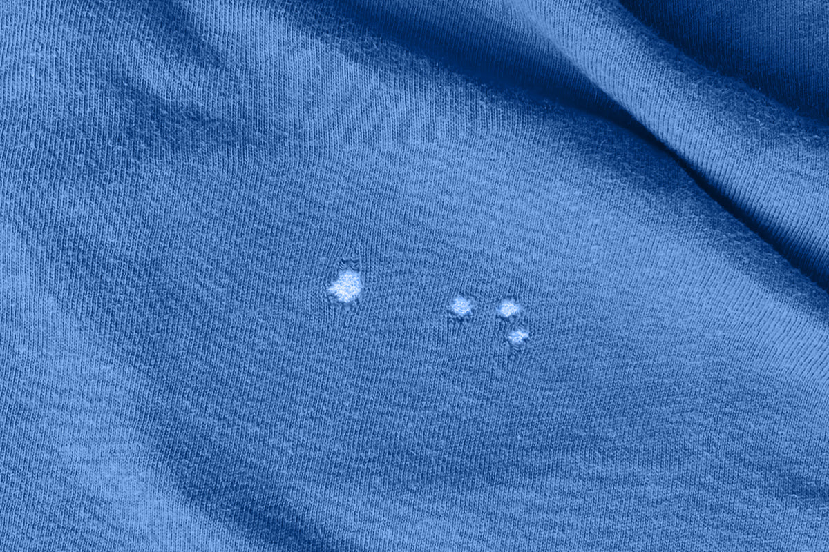 What Causes the Little Holes in My Tshirt? Tolerance Apparel